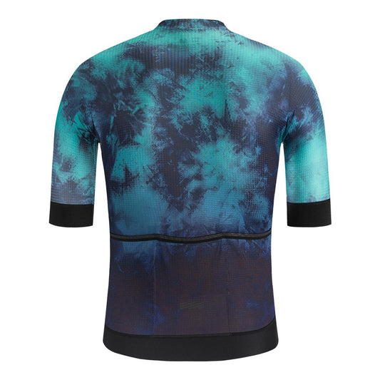 MYSENLAN Forest/Volcano Men's Cycling Jersey (Short Sleeve)