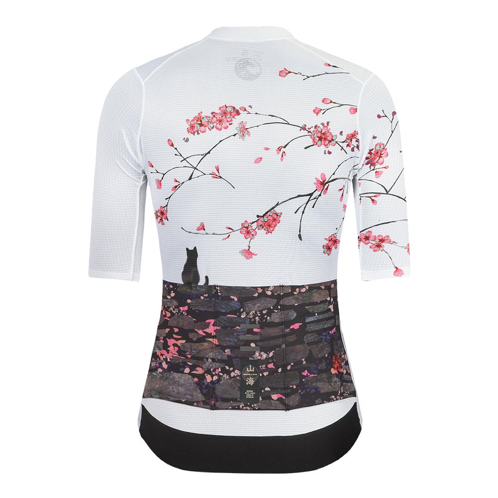 MYSENLAN Asian Art Women's Cycling Jersey (Short Sleeve) - Blossom