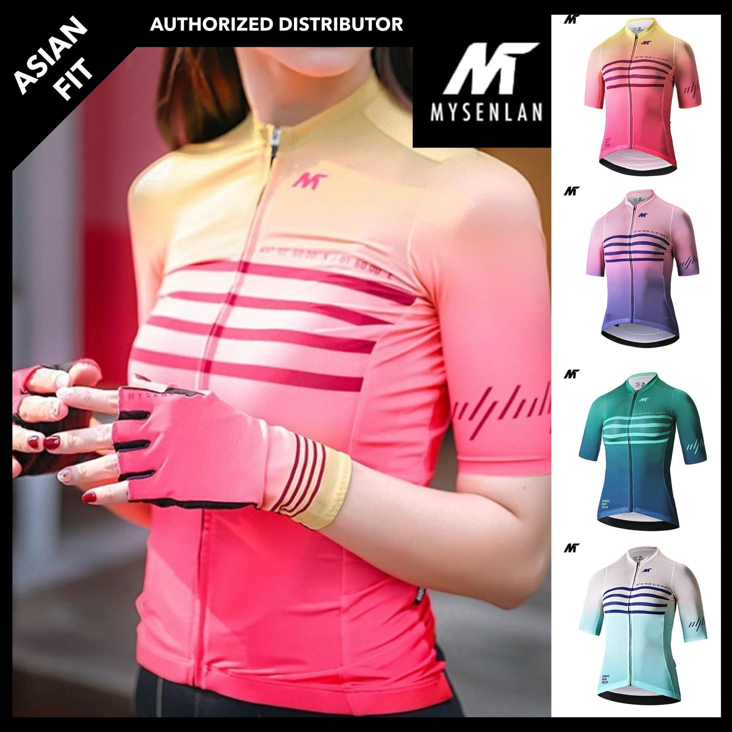 MYSENLAN Horizon Transition Women's Cycling Jersey (Short Sleeve)