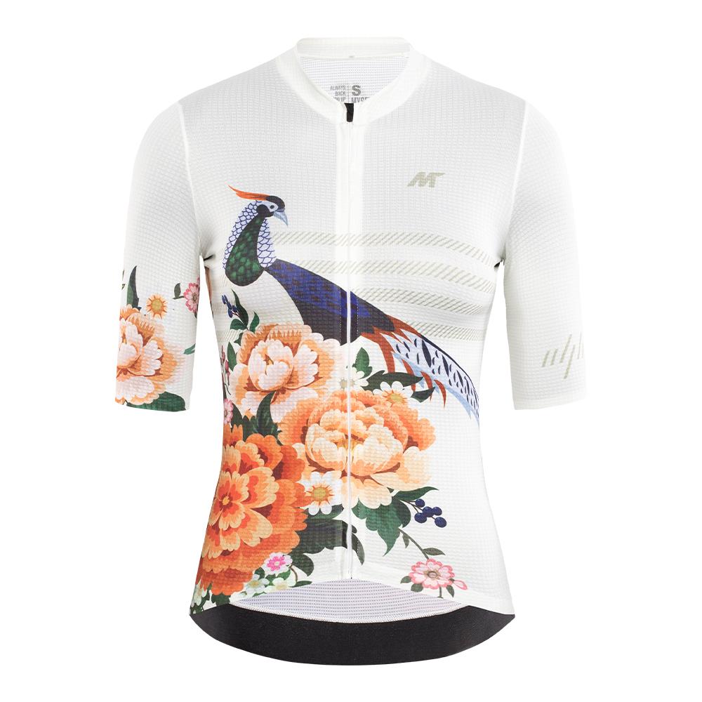 MYSENLAN Asian Art Women's Cycling Jersey (Short Sleeve) - Pheasant