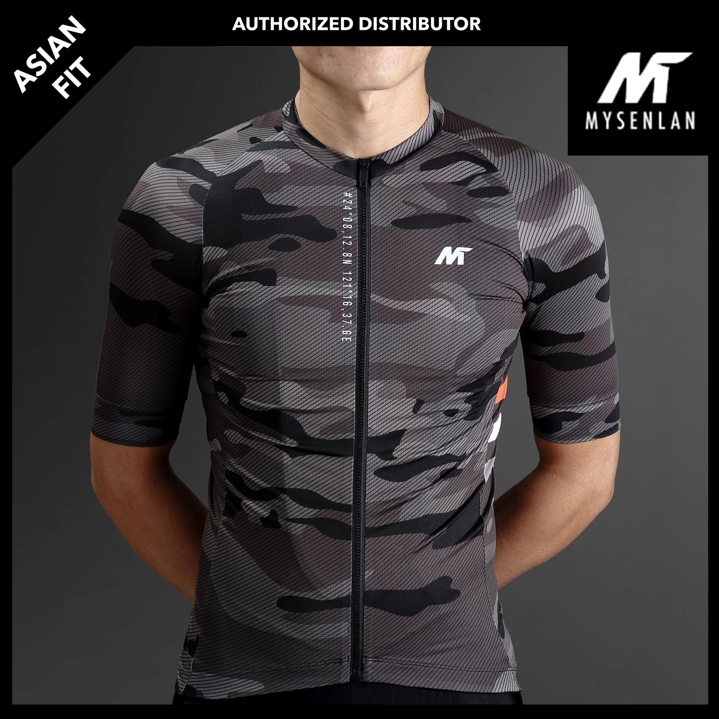 MYSENLAN Auran Men's Short Sleeve Cycling Jersey