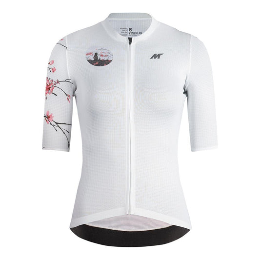 MYSENLAN Asian Art Women's Cycling Jersey (Short Sleeve) - Blossom