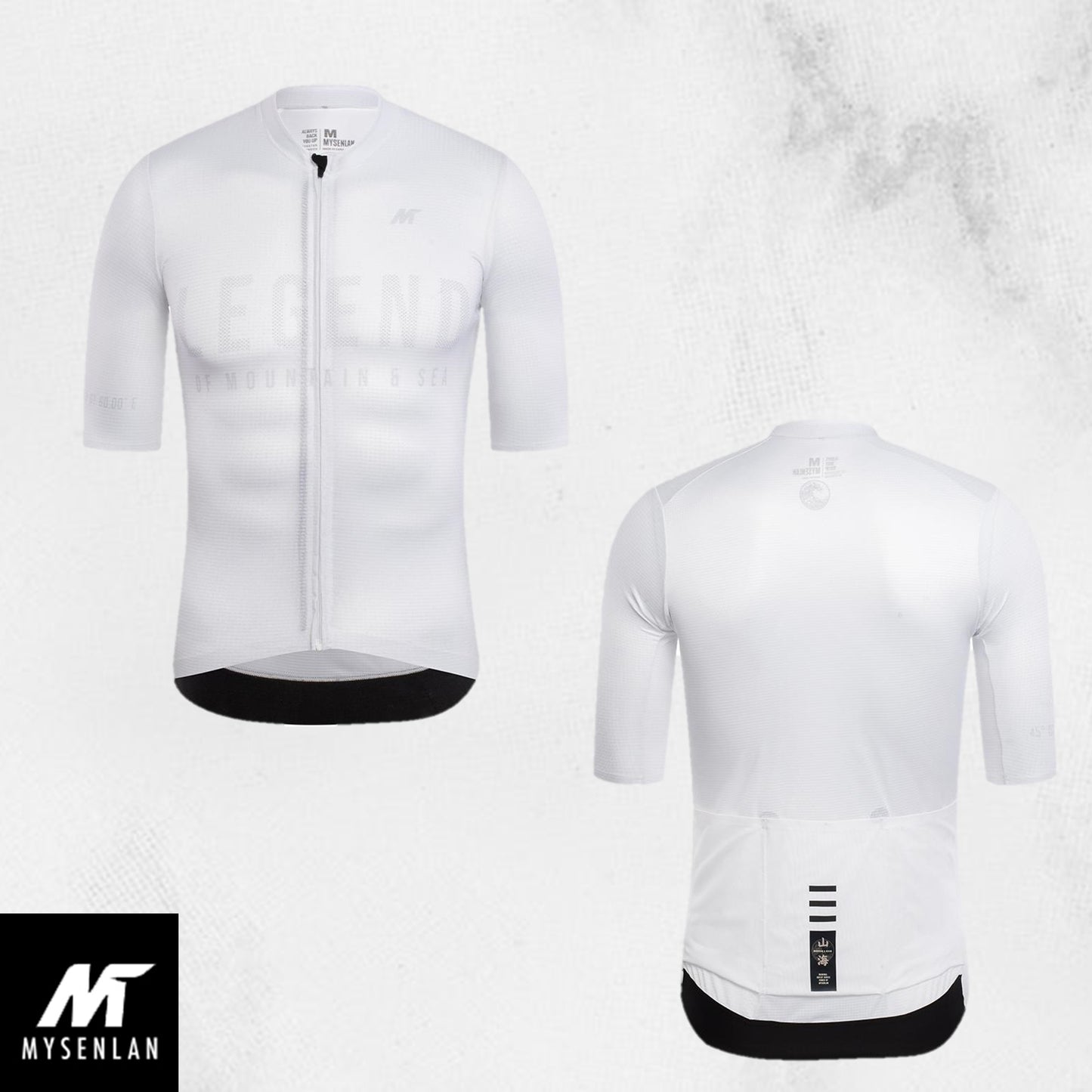 MYSENLAN Legend Men's Cycling Jersey (Short Sleeve)