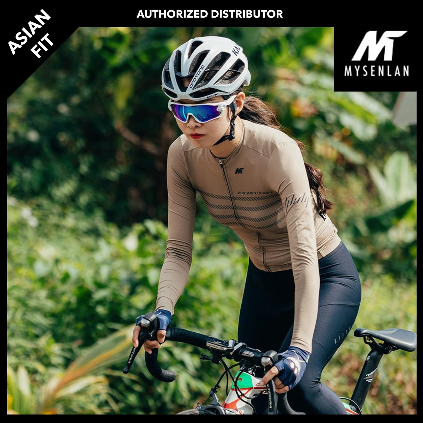 MySenlan MySenlan Women's Long Sleeved Jersey+Leggings Pink/White