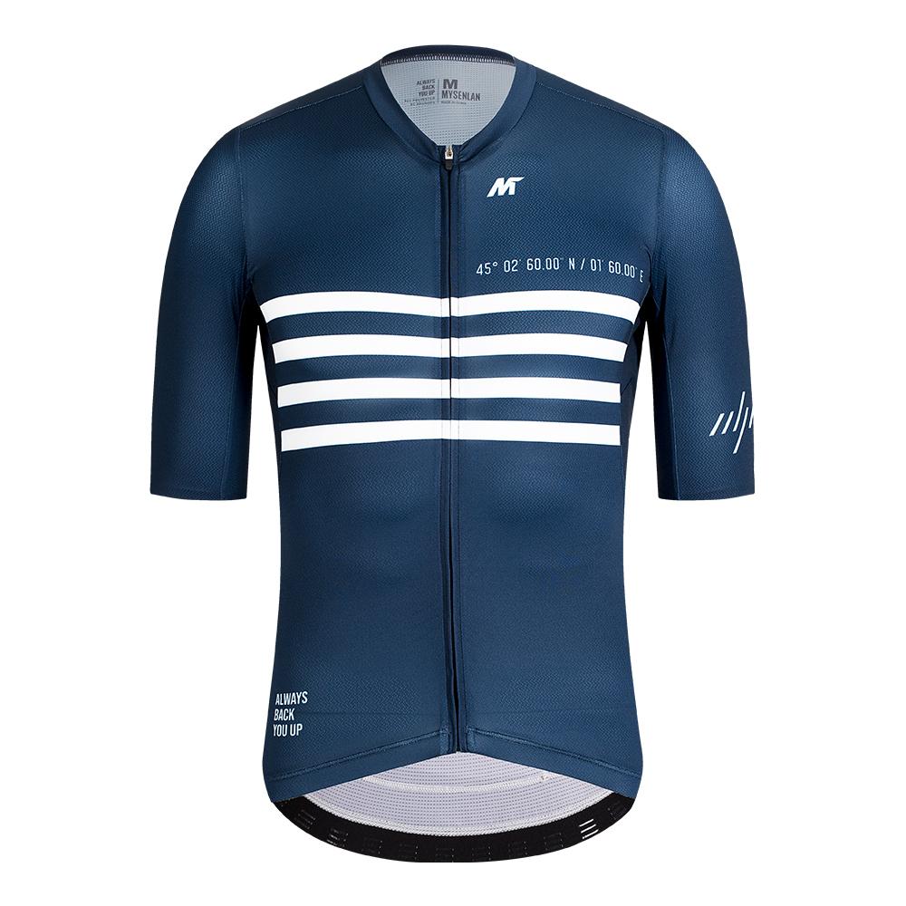 MYSENLAN Awaken Men's Short Sleeve Cycling Jersey-Horizon